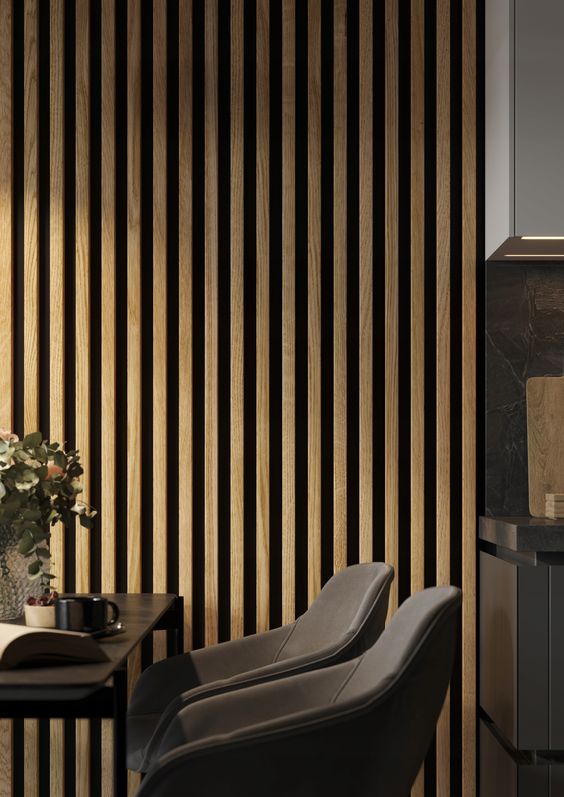 Ps Panel Με 3D Πηχακια F4 Piano 12/122/2900Mm Nat.Oak/Black - Image 5