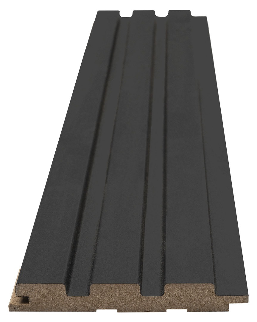 Mdf Panel Με 3D Πηχακια 507090 Beat Dl 16/119/2750Mm Black Lead - Image 2